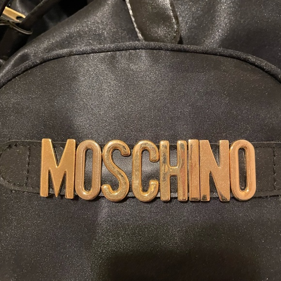 moschino black backpack - Picture 3 of 5